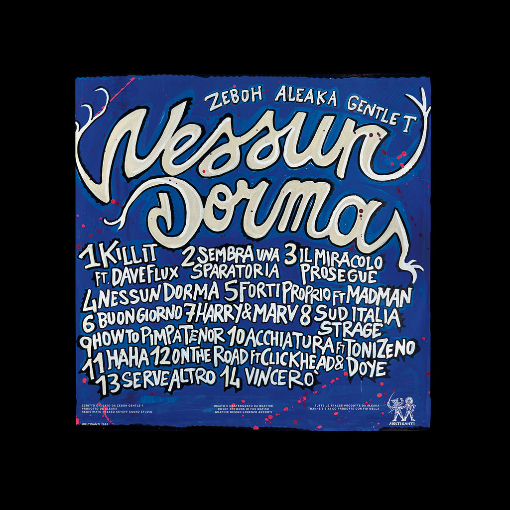 ALEAKA X GENTLE T X ZEBOH - NESSUN DORMA VINILE NERO