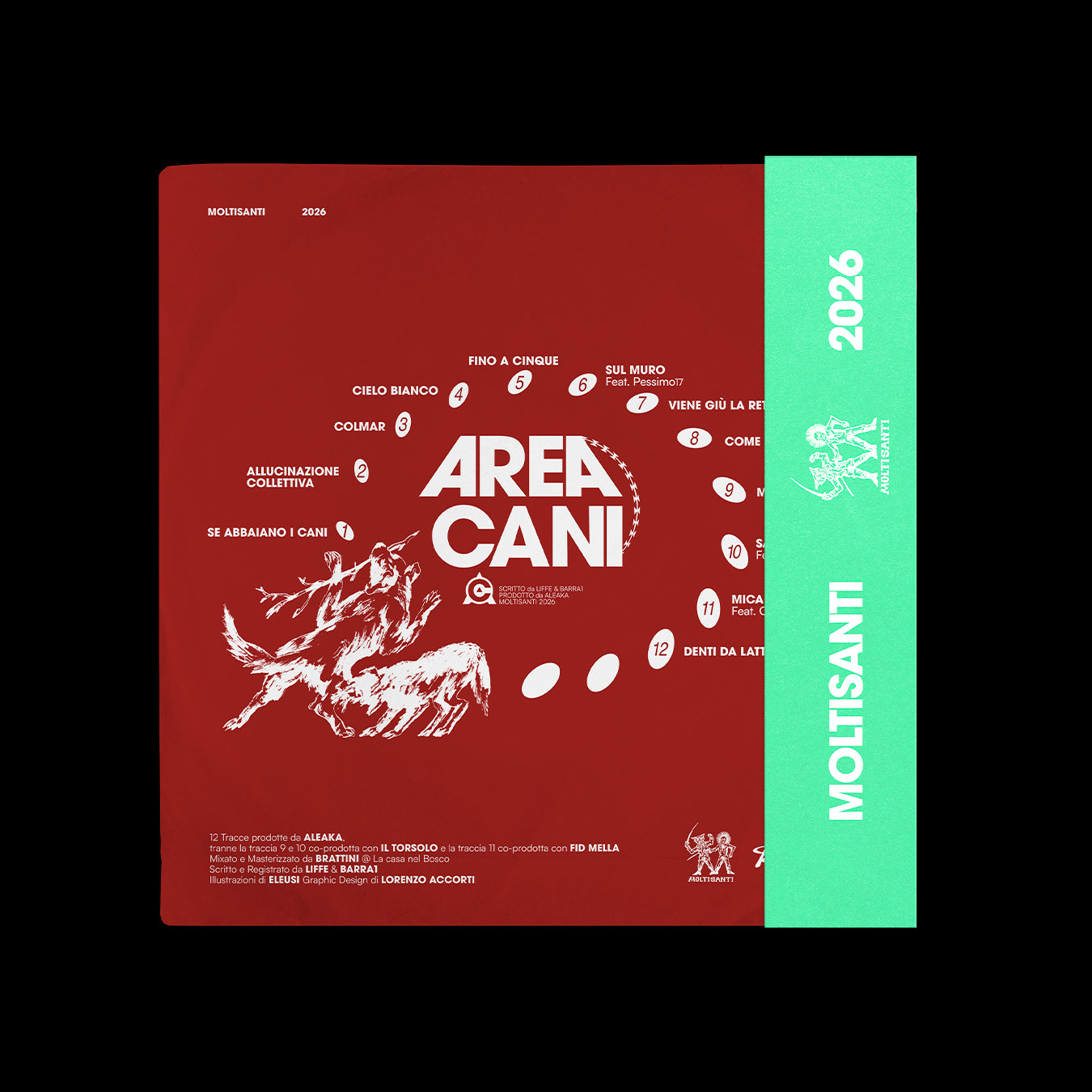 "AREA CANI" VINILE COLOR IN COLOR CON OBI LIMITED ED. / PREORDER 